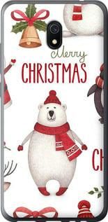 Чохол на Xiaomi Redmi 8A Merry Christmas із пластику FCh_024328