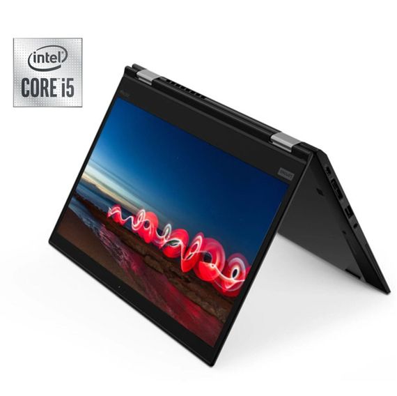 Ультрабук-трансформер Б-клас Lenovo ThinkPad X13 Yoga Gen1 / 13.3" (1920x1080) IPS Touch / Intel Core i5-10310U (4 (8) ядра по 1.7 - 4.4 GHz) / 16 GB DDR4 / 256 GB SSD / Intel UHD Graphics / WebCam / Win 10 б/в