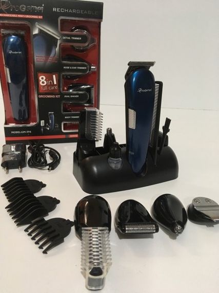 Машинка для стрижки волосся та бороди 8в1 Gemei GM-596 Pro + гребінець (39877-GM-596_439) | Зображення 6