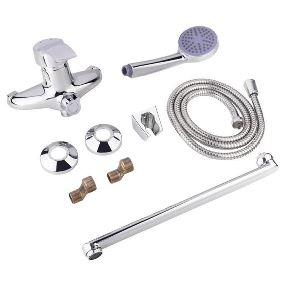 Змішувач для ванни Lidz Anny 005 з поворотним виливом (з душовим гарнітуром) (k40) LDANN005CRM35120 Chrome | Зображення 5