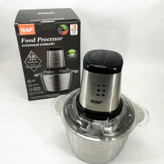 Блендер миксер с мерным стаканом RAF, Блендер с несколькими режимами работы для детского пюре XN-89 | Зображення 8