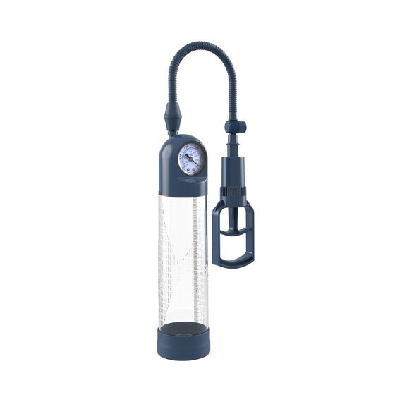 Вакуумна помпа для пеніса Boners Penispump With Pressure Gauge | Зображення 1