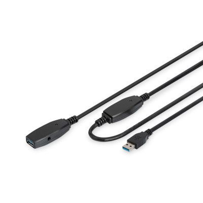 Дата кабель USB 3.0 AM/AF 25.0m Active Digitus (DA-73107)
