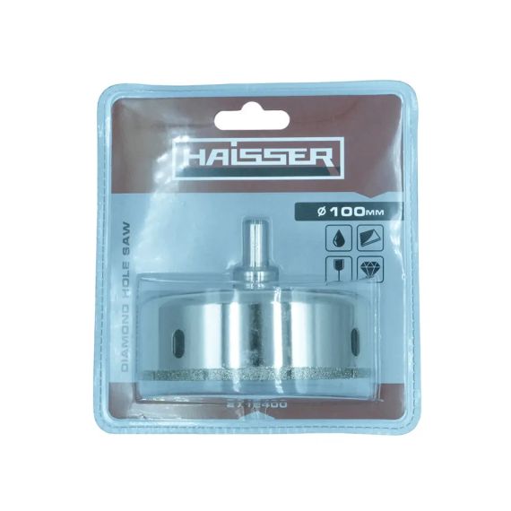 Коронка алмазна по керамограніту 100 мм Haisser (2712400) | Зображення 1