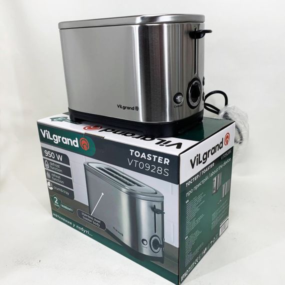 Тостерница для бутербродов ViLgrand, Тостер для 2 гренок Вертикальный тостер тостов MB-44 | Зображення 8