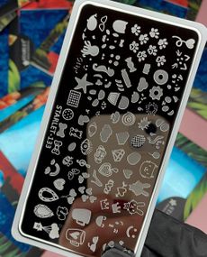 Пластина 133 для стемпинга Starlet Professional (12х6см)