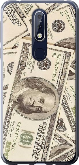 Чехол на Nokia 7.1 Доллары "3016u-1593-17620"