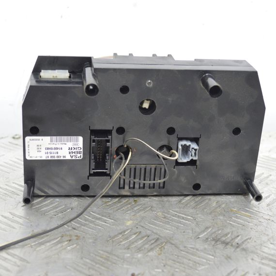 Блок управління пічкою кліматом Peugeot 206 блок кондиціонера Пежо 96430550XT | Зображення 1