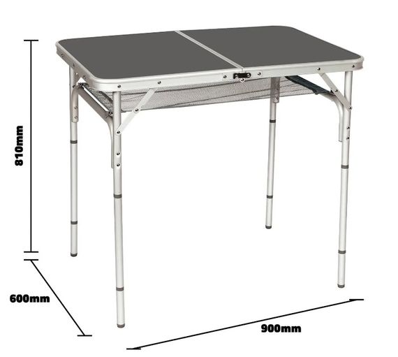 Стол Bo-Camp Case Model 90x60 cm Grey (1404393) (DAS301469) | Зображення 6