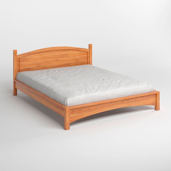 Двоспальне дерев'яне ліжко Mebigrand Мангеттен Н Вільха 140х190 см (MBG-3396) | Зображення 1