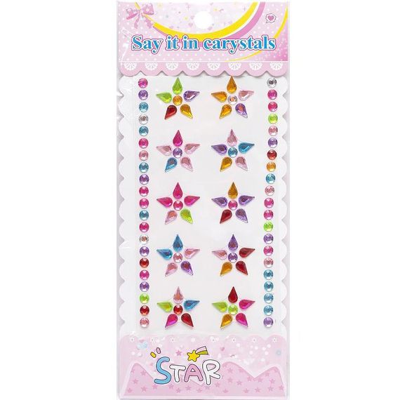 Наклейка камені "Зіроньки" XY-005 для авто, ноутбуків, телефонів Вид 6