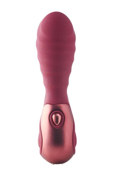 Мини вибратор рельефный Dream Toys Dinky Mini Vibrator Jody F бордовый, 12 см х 3.2 см Sex Aura