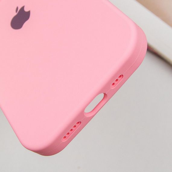 Чохол Silicone Case Full Protective (AA) для Apple iPhone 15 Pro Max (6.7") Рожевий / Light pink | Зображення 4
