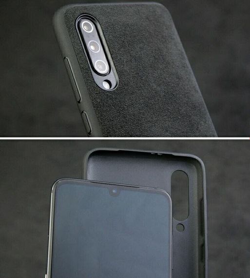 Чохол бампер Alcantara для Samsung Galaxy A30s / A50 / A50s колір Зелений | Зображення 2