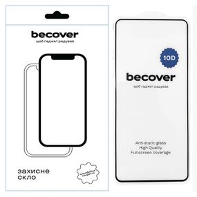 Стекло защитное BeCover Blackview A100 10D Black (711528)