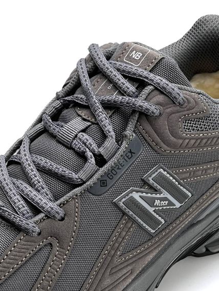 Чоловічі зимові кросівки  New 1906R Grey Brown Fur , В'єтнам 43 | Зображення 7