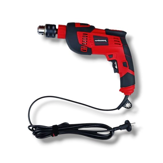 Дриль ударний HAISSER ID-10S, 1000 Вт, 0-3100 об./хв, кабель 3 м з липучкою