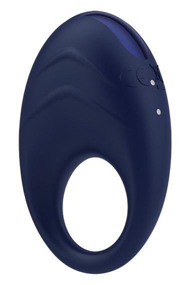 Гламурное вибрационное кольцо для пениса Dream Toys Glam синее sexstyle | Зображення 1