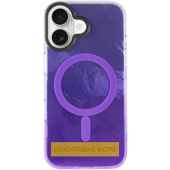Чехол TPU Shiny Mountain (MagFit) для Apple iPhone 17 (6.3") Purple | Зображення 1