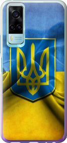 Чехол на Vivo Y53s Флаг и герб Украины 1 "375u-2438-17620"