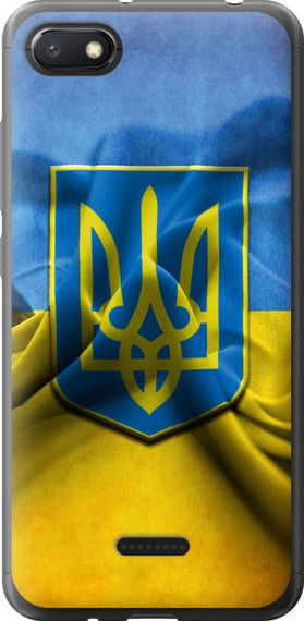 Чехол на Xiaomi Redmi 6A Флаг и герб Украины 1 "375u-1531-17620"