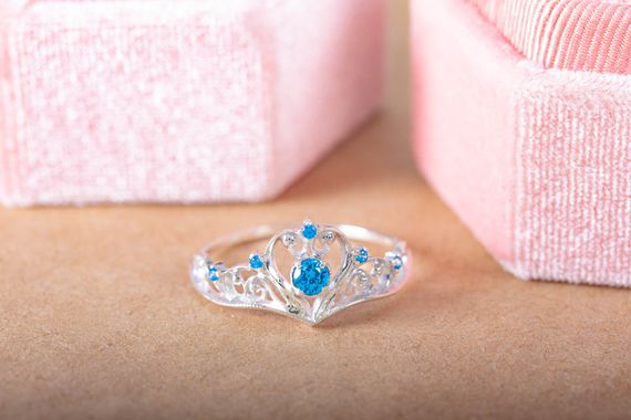 Серебряное кольцо корона | Зображення 6
