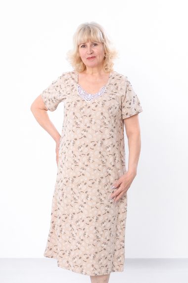 Сорочка жіноча Носи своє 50 Бежевий (p-2163-196015) | Зображення 2