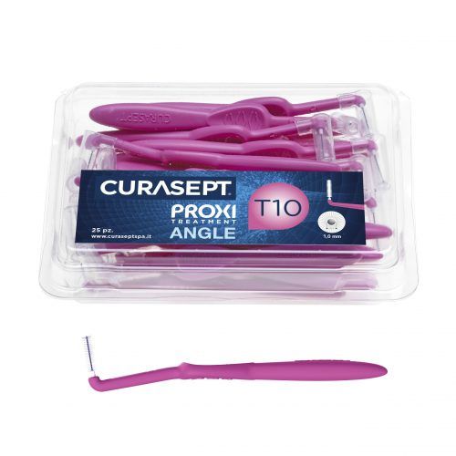 Йоржик міжзубний кутовий Curasept PROXI T10, фуксія, 25шт