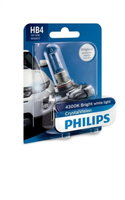 9006CVB1 (PHILIPS) HB4 CristalVision 12V 55W P22d (Xenon Effect), Blst. 1 pc.