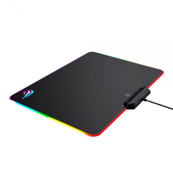 Килимок для миші HAVIT HV-MP909 Black з RGB підсвіткою | Зображення 1
