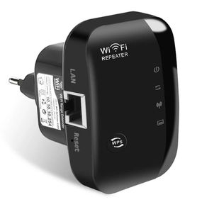 Бездротовий WiFi підсилювач сигналу до 300 Мбіт/с (2,4G), в розетку / Вай фай репітер розширювач сигналу / Ретранслятор