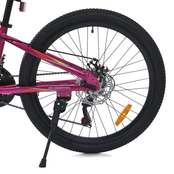 Велосипед MTB2601-3, 26 дюймов, алюминиевая рама 13 Shimano 21SP фуксия | Зображення 3