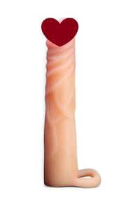 Насадка на пеніс кібершкіра Blush PERFORMANCE cock XTENDER BEIGE sexstyle