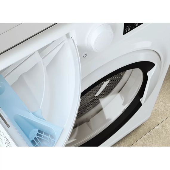 Пральна машина Whirlpool фронтальна, 6кг, 1200, A+++, 43см, дисплей, інвертор, люк чорний, білий (WRBSS6239WUA) | Зображення 3