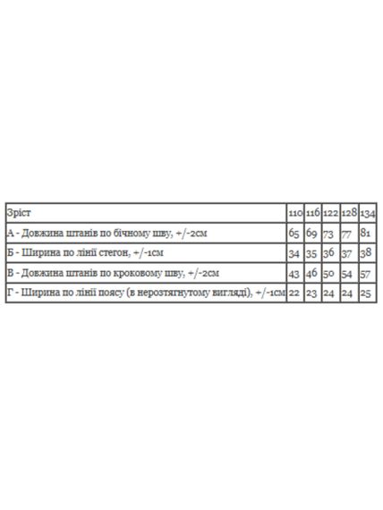 Теплі штани-палаццо для дівчинки однотонні Носи своє 134 Чорний (p-18098-213822) | Зображення 3
