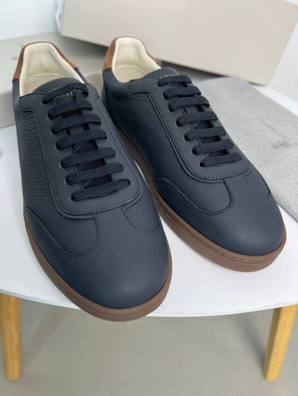 Кросівки Brunello Cucinelli Classic Dark Blue темно-сині ob431 | Зображення 2