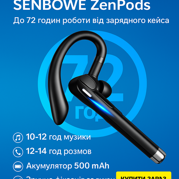 Навушники Senbowe ZenPods