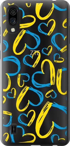 Чехол на ZTE Blade A5 2020 Сердца UA "5292u-2111-17620"