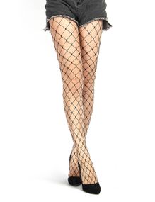 Колготки у велику сітку Star Night Pantyhose чорний, XS-M