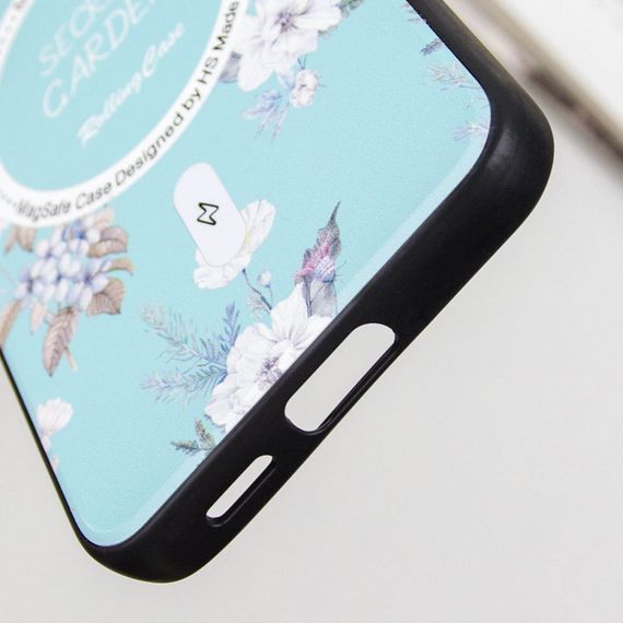 TPU+PC чохол Secret Garden with MagFit для Samsung Galaxy S24+ Mint | Зображення 7