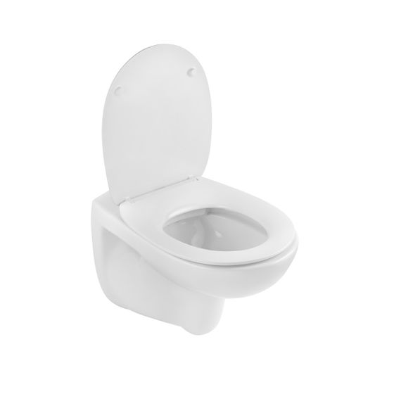Унітаз підвісний безобідковий Kroner Oker WHI533536 RIMLESS з сидінням (KO533536WHIR) | Зображення 2