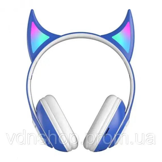 Бездротові дитячі Навушники з Вушками з підсвічуванням з MicroSD Ear STN-25 Bluetooth | Зображення 3