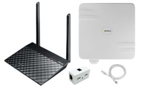 Потужний 4G комплект для будь-якої місцевості Satell Outdoor S1 та WIFI роутер Asus (2079837507)