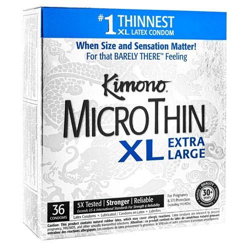 Упаковка презервативів 36шт Kimono MicroThin XL