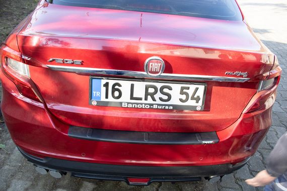 Накладка на задній бампер EuroCap (Sedan, ABS) для Fiat Tipo 2016-2024 рр | Зображення 6