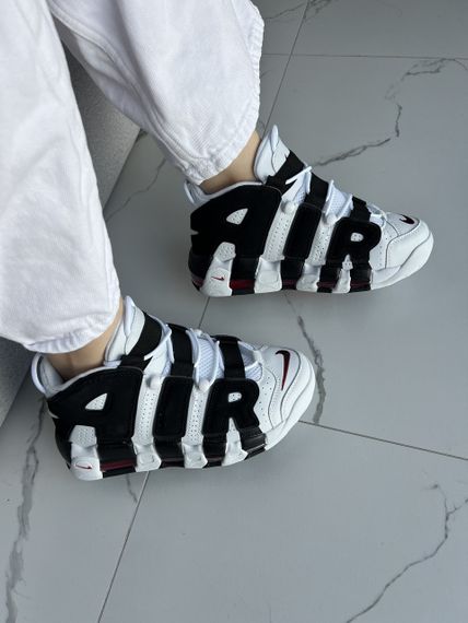 Кроссовки Air More Uptempo White Black, Вьетнам 39 25 см | Зображення 3
