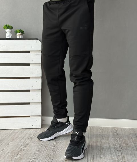Демісезонний спортивний костюм Puma худі хакі + чорні штани (двонитка) RD106/RD111 | Зображення 3