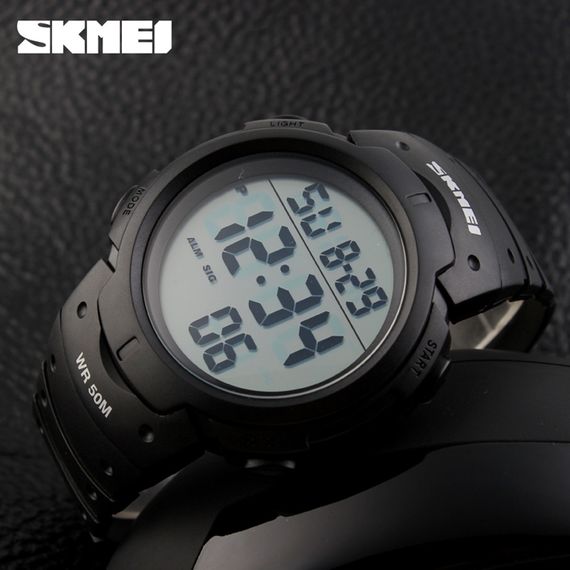 Чоловічий годинник Skmei 1068 All Black | Зображення 3