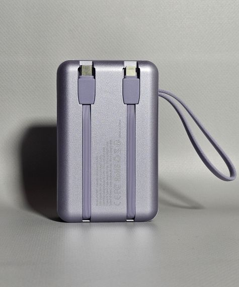 Повербанк JOYFAR Power Bank 30000mAh 65W з вбудованими кабелями | Зображення 7