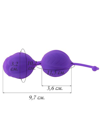 Вагінальні кульки Babydoll Універсальний. Фіолетовий 5003-2 | Зображення 2